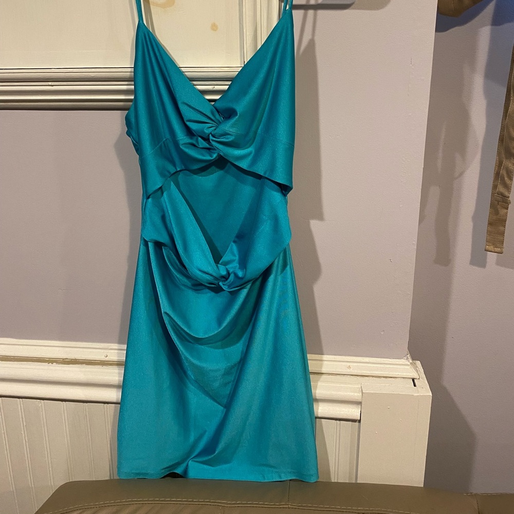 Blue Windsor dress worn once but loved it!